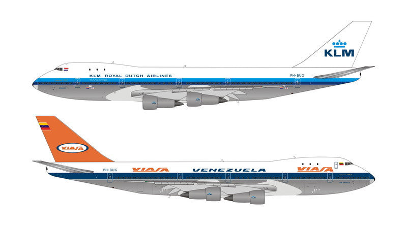 Phoenix KLM-Viasa Boeing 747-400 PH-BUG 'Polish' 1/400 Scale