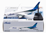 Aviation400 Alaska Airlines Boeing 787-9 Dreamliner N784HA (detachable gear) 1/400 Aircraft Scale Model