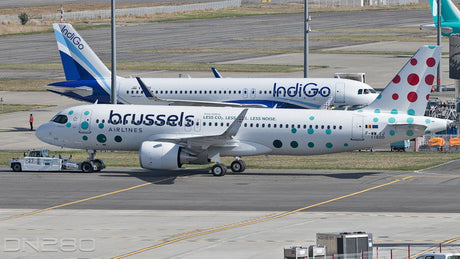 Phoenix Brussels Airlines Airbus A320Neo OO-SBA 1/400 Scale