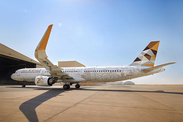 Phoenix Etihad Airbus A321Neo A6-AEN ´20th Anniversary´ 1/400 Aircraft Scale Model