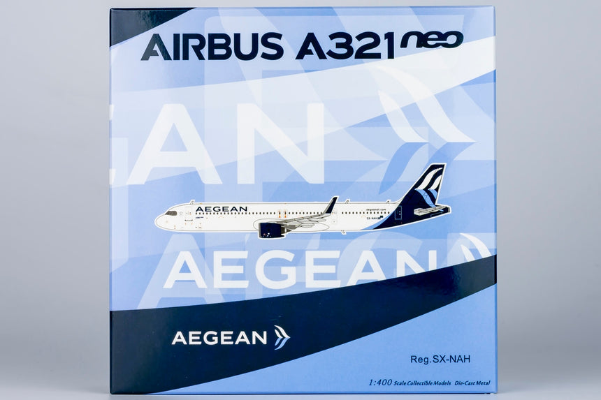 NG Models Aegean Airlines Airbus A321neo SX-NAH 1/400 Scale