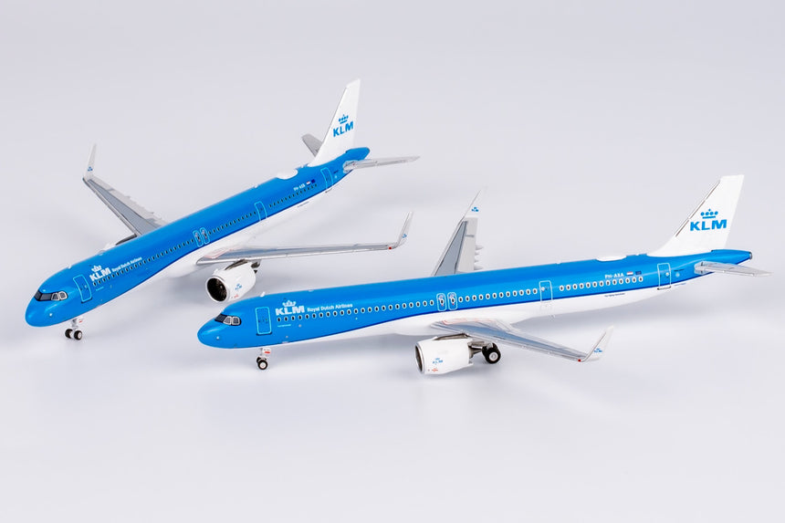 NG Models KLM Royal Dutch Airlines "Braamvlinder / Peach Blossom" Airbus A321neo PH-AXB 1/400 Scale