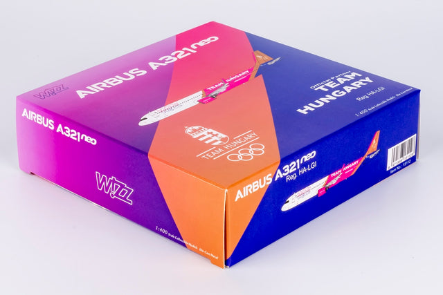 NG Models Wizz Air "Team Hungary" Airbus A321neo HA-LGI 1/400 Scale