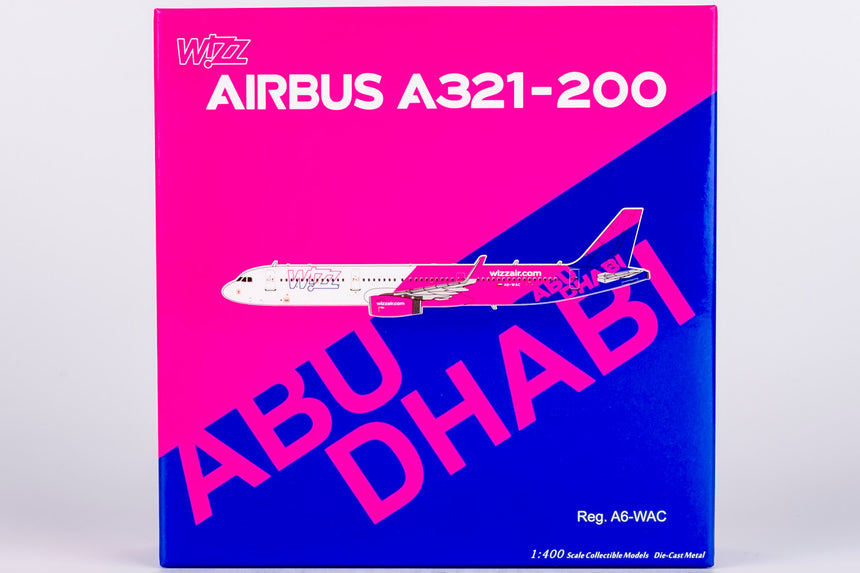 NG Models Wizz Air Abu Dhabi Airbus A321neo A6-WAC 1/400 Scale