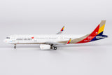 NG Models Asiana Airlines Airbus A321-200/w HL8038 1/400 Aircraft Scale Model