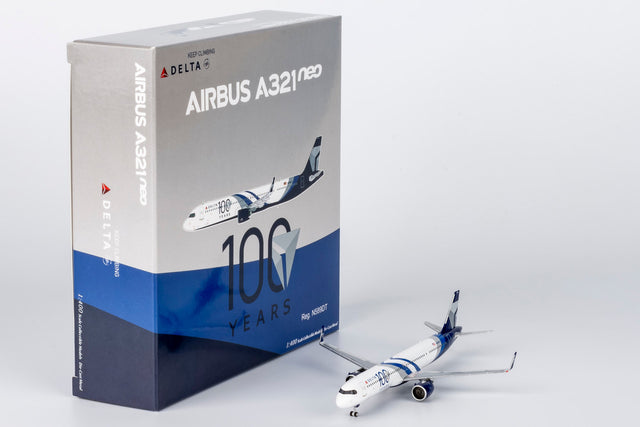 NG Models Delta Air Lines (Special Paint for the 100th Anniversary) Airbus A321neo N589DT 1/400 Aircraft Scale Model
