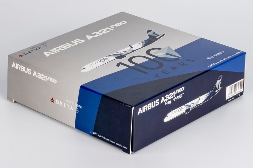 NG Models Delta Air Lines (Special Paint for the 100th Anniversary) Airbus A321neo N589DT 1/400 Scale