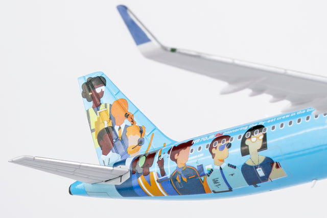 NG Models JetBlue Airways (Blueunity) Airbus A321-200/w N970JB 1/400 Aircraft Scale Model