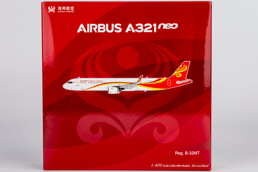 NG Models Hainan Airlines Airbus A321neo B-32MT 1/400 Aircraft Scale Model