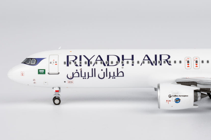 NG Models Riyadh Air (former XLR prototype painted in "Riyadh Air" livery for the upcoming Paris Air Show) Airbus A321XLR F-WWBZ 1/400 Aircraft Scale Model
