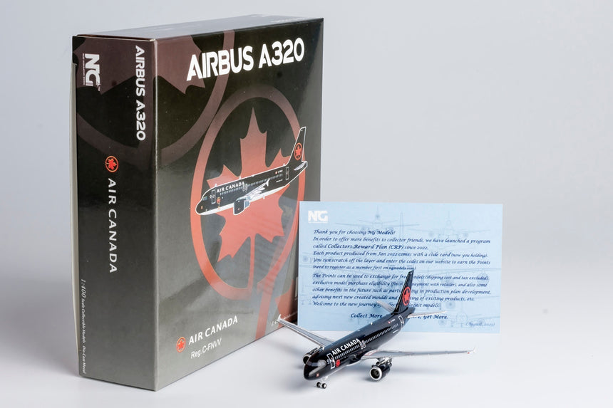 NG Models Air Canada Jetz Airbus A320-200 C-FNVV 1/400 Scale