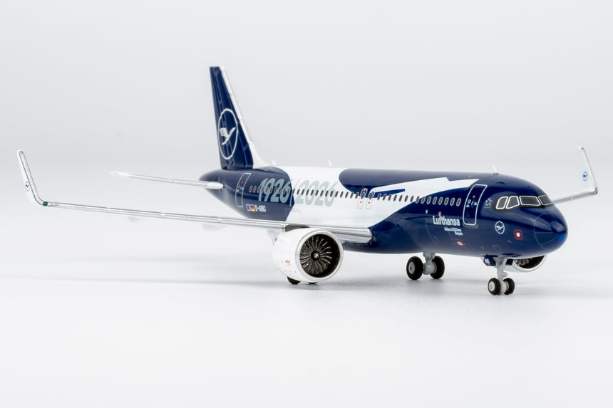 NG Models Lufthansa Airbus A320neo D-AING "100 Years Anniversary" (Ultimate) 1/400 Aircraft Scale Model
