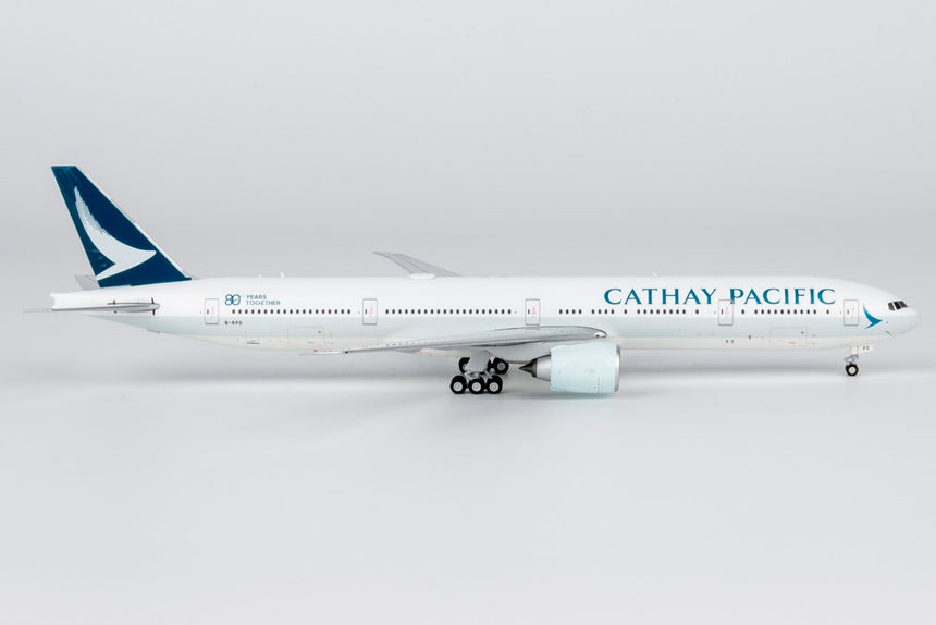 NG Models Cathay Pacific Airways Boeing 777-300ER B-KPO (large titles; "80 Years Together" sticker) 1/400 Aircraft Scale Model