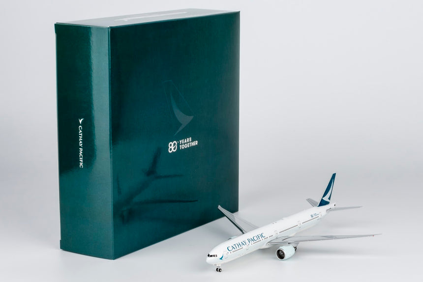NG Models Cathay Pacific Airways Boeing 777-300ER B-KPO (large titles; "80 Years Together" sticker) 1/400 Aircraft Scale Model