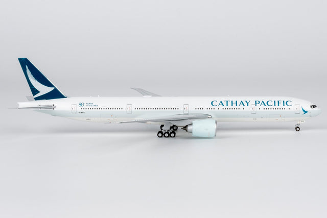 NG Models Cathay Pacific Airways Boeing 777-300ER B-KPO (large titles; "80 Years Together" sticker) Ultimate 1/400 Aircraft Scale Model