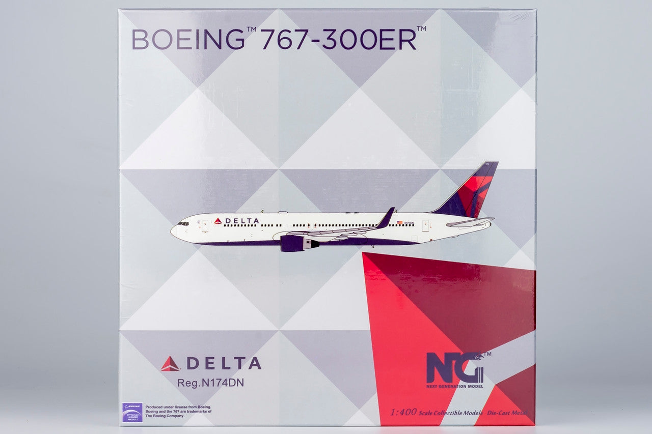 NG Models Delta Air Lines Boeing 767-300ER/w N174DN with PW4000