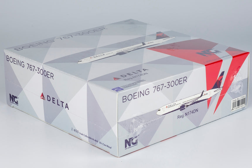 NG Models Delta Air Lines Boeing 767-300ER/w N174DN with PW4000 engines 1/400 17001