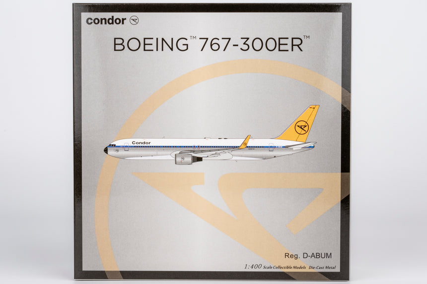 NG Models Condor Boeing 767-300ER/w D-ABUM 1/400 Aircraft Scale Model