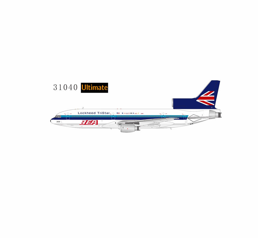 NG Models Lockheed Aircraft Lockheed L-1011-1 TriStar N305EA (in BEA's then contemporary livery) Ultimate 1/400 Aircraft Scale Model