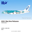 HX Models ANA Airbus A380 JA382A Flaps Down Flying Honu-Lani Green Turtle 1/400