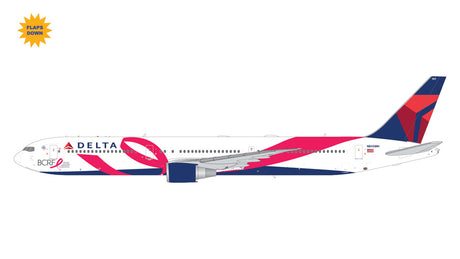 GeminiJets Delta Air Lines Boeing B767-400ER N845MH "Breast Cancer Research Foundation" (Flaps/Slats Extended) 1/200 Aircraft Scale Model