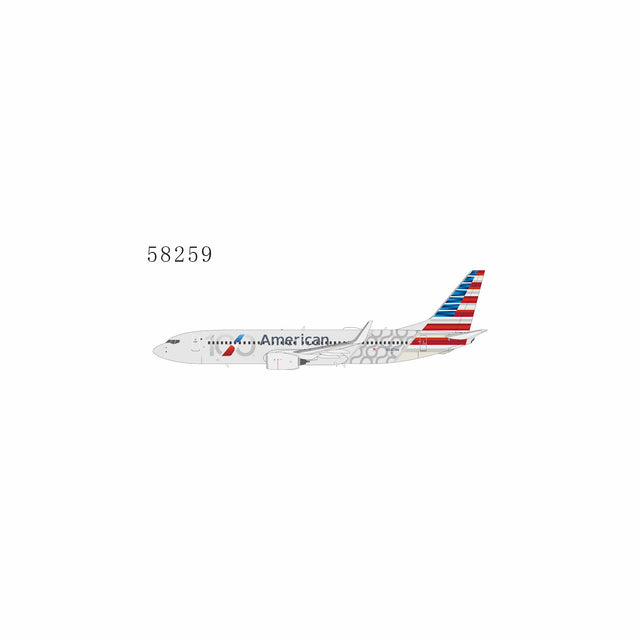 NG Models American Airlines Boeing 737-800 N840NN (100th Anniversary) 1/400 Aircraft Scale Model