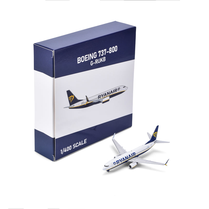 Ryanair Boeing 737-800 G-RUKB 1/400 Aircraft Scale Model