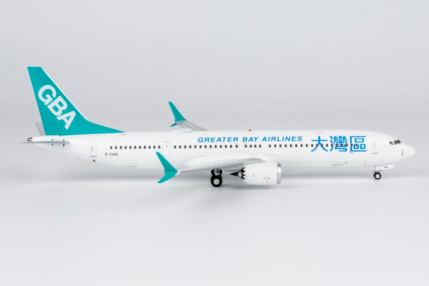 NG Models Greater Bay Airlines Boeing 737 MAX 9 B-KWB 1/200 Aircraft Scale Model