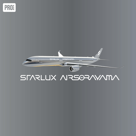 NG Models Starlux Airlines Airbus A350-1000 B-58553 (Airsorayama Silver) 1/400 Aircraft Scale Model