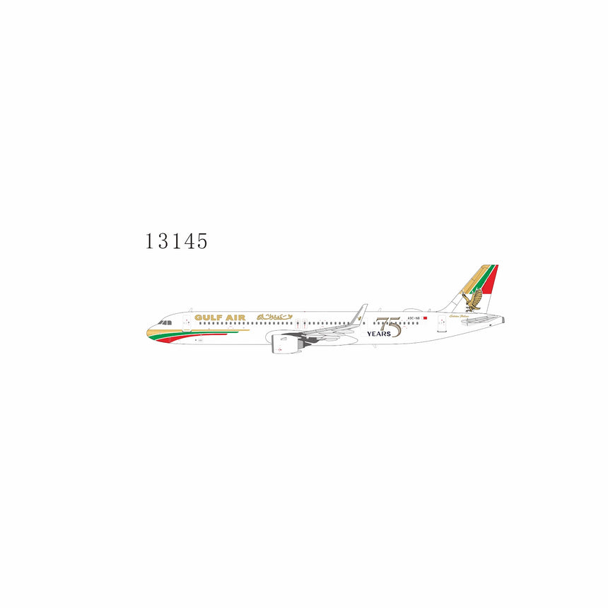 NG Models Gulf Air (75th Anniversary livery) Airbus A321neo A9C-NB 1/400 Aircraft Scale Model