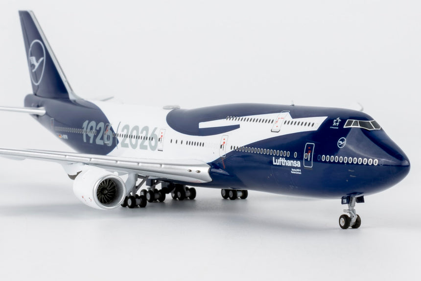 NG Models Lufthansa Boeing B747-8i D-ABYN 100 Years Anniversary 1/400 Aircraft Scale Model