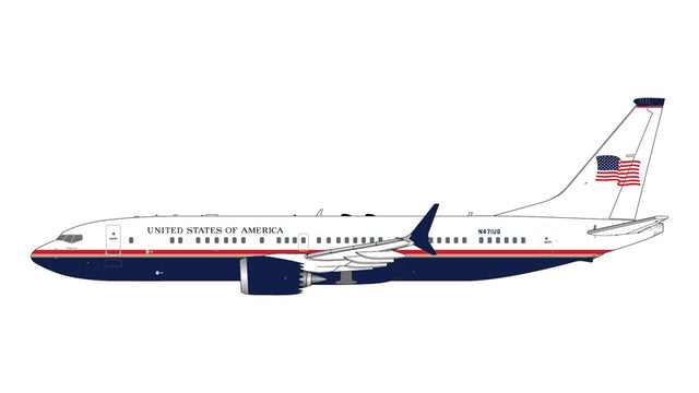 GeminiJets USAF Boeing B737 MAX 8 BBJ N471US 1/400 Aircraft Scale Model