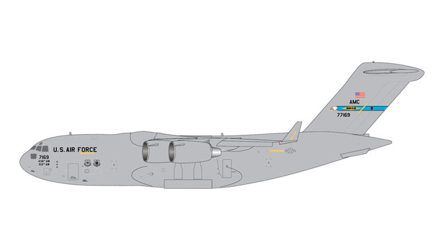 GeminiJets USAF Boeing C-17 Globemaster III 07-7169 Dover Air Force Base 1/400 Aircraft Scale Model