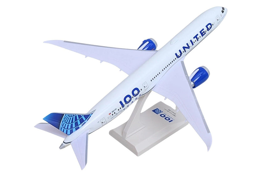 SkyMarks United Airlines Boeing 787-9 100 Years Livery 1/200 Aircraft Scale Model