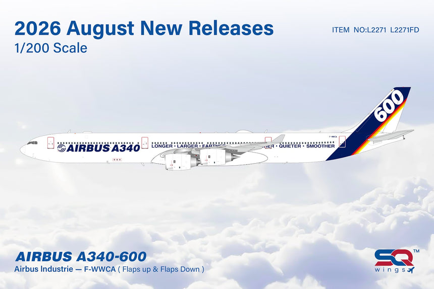SQ Wings Airbus Industrie House Livery Airbus A340-600 F-WWCA