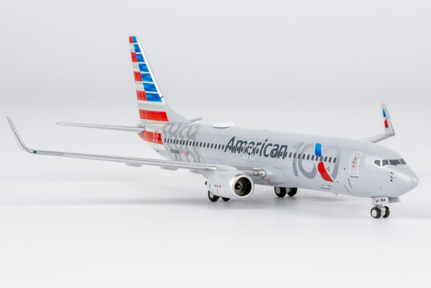 NG Models American Airlines Boeing 737-800 N840NN (100th Anniversary) 1/400 Aircraft Scale Model