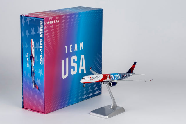 NG Models Delta Air Lines Airbus A350-900 N531DN TEAM USA #3; (Ultimate) 1/400 Aircraft Scale Model