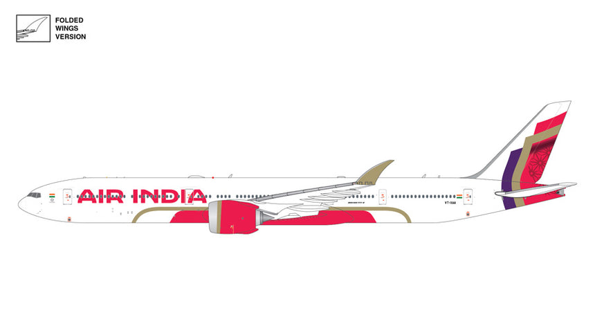 GeminiJets Air India Boeing B777-9 VT-XAA 1/400 Aircraft Scale Model
