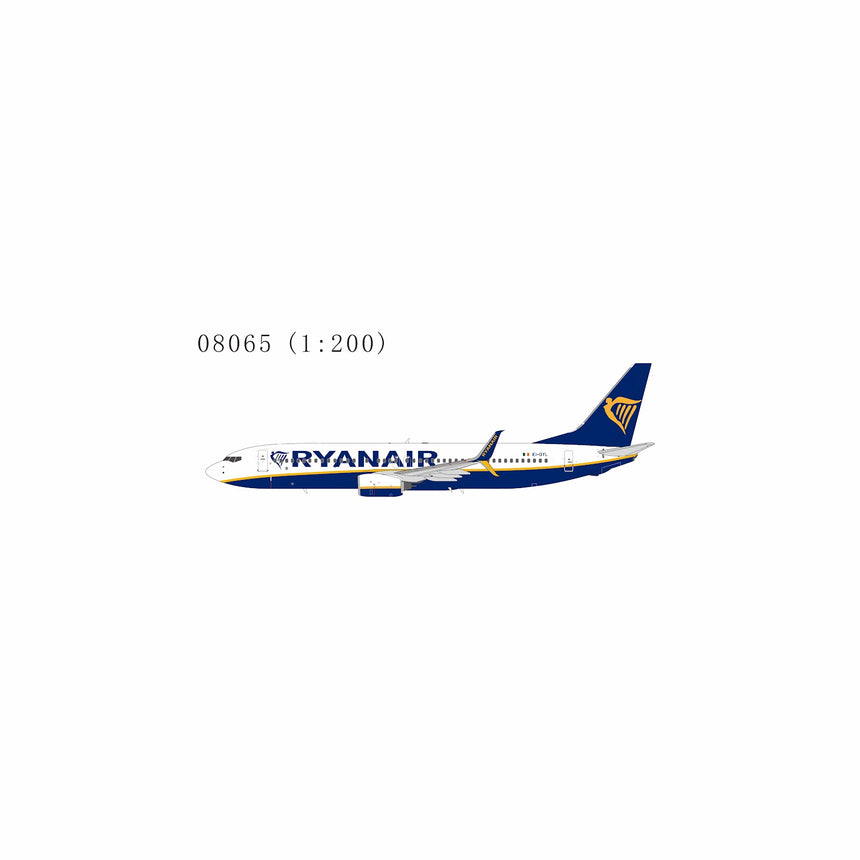NG Models Ryanair (old colours, without winglets) Boeing 737-800 EI-DHF 1/200 Aircraft Scale Model