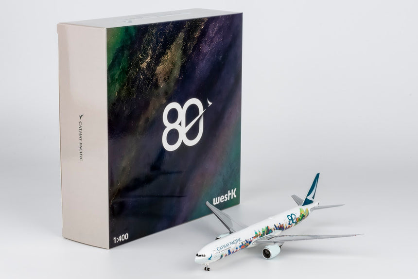 NG Models Cathay Pacific Airways Boeing 777-300ER B-KQU (The Spirit of HongKong - West Kowloon Cultural District) 1/400 Aircraft Scale Model