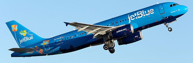 Aviation400 JetBlue Airbus A320-232 N779JB 1/400 Aircraft Scale Model