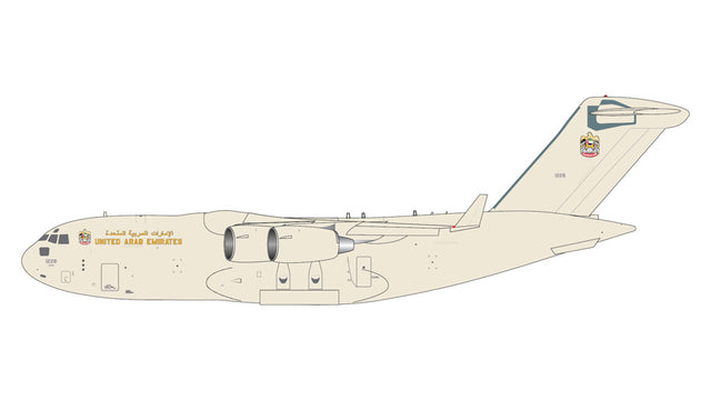 GeminiJets United Arab Emirates Air Force Boeing C-17 Globemaster III 1228 1/400 Aircraft Scale Model