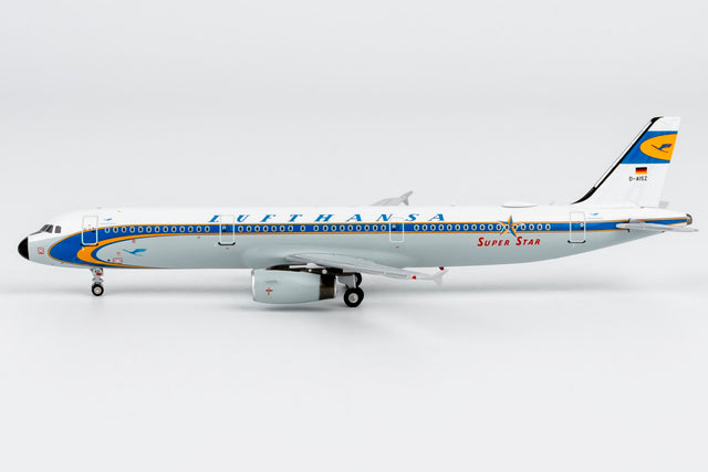 NG Models Lufthansa Airbus A321-200 D-AISZ (Super Star heritage livery) 1/400 Aircraft Scale Model
