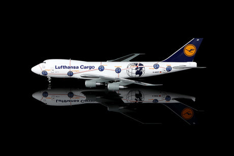 SQ Wings Lufthansa Cargo "Service Revolution" Boeing 747-200 D-ABZF Interactive Series 1/200 Scale Model