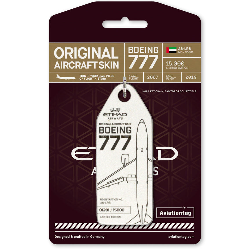 Aviationtag Etihad Boeing 777 – A6-LRB (Pearl White)