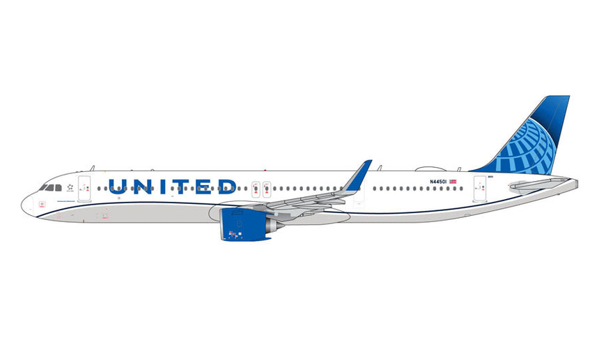 GeminiJets United Airlines A321Neo N44501 1/400 Scale