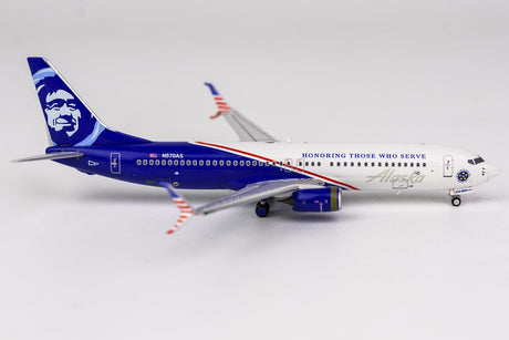 GeminiJets Alaska Airlines Boeing 737-800 N570AS ‘ Honoring Those Who Serve’ 1/400 GJASA2122