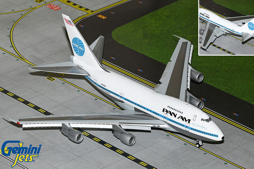 GeminiJets Pan American World Airways Boeing 747SP N539PA (Polished Belly) Flaps Down 1/200 G2PAA1157F