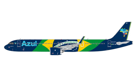 GeminiJets Azul Linhas Aereas Brasileiras Airbus A321Neo PR-YJE Brazilian Flag Livery 1/400 GJAZU2073 1/400