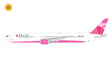 GeminiJets Delta Air Lines Boeing B767-400ER N845MH Breast Cancer Research Foundation Flaps/Slats Extended 1/200 Aircraft Scale Model